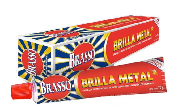 Brilla metal brasso